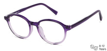 Load image into Gallery viewer, Purple Round Full Rim  Kid Eyeglasses by Lenskart Junior-146678