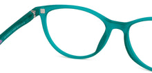 Load image into Gallery viewer, Green Cat Eye Full Rim  Kid Eyeglasses by Lenskart Junior-147228