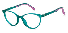 Load image into Gallery viewer, Green Cat Eye Full Rim  Kid Eyeglasses by Lenskart Junior-147228