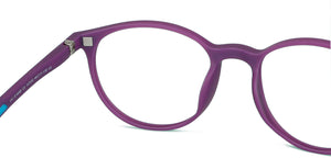 Purple Round Full Rim  Kid Eyeglasses by Lenskart Junior-147232
