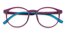 Load image into Gallery viewer, Purple Round Full Rim  Kid Eyeglasses by Lenskart Junior-147232