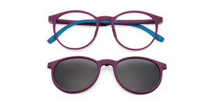 Purple Round Full Rim  Kid Eyeglasses by Lenskart Junior-147232