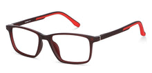 Load image into Gallery viewer, Marron Rectangle Full Rim Kid Eyeglasses by Lenskart Junior-147234