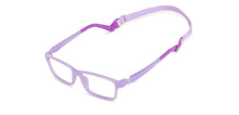 Load image into Gallery viewer, Purple Rectangle Full Rim  Kid Eyeglasses by Lenskart Junior-143255
