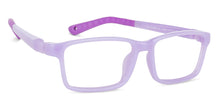 Load image into Gallery viewer, Purple Rectangle Full Rim  Kid Eyeglasses by Lenskart Junior-143255