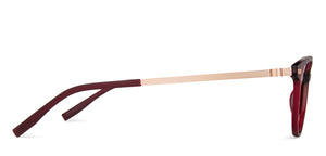 Maroon Cat Eye Full Rim Women Eyeglasses by Lenskart Air Online-136721