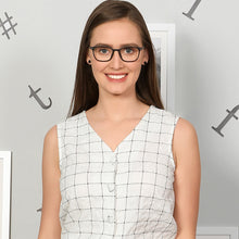 Load image into Gallery viewer, Black Square Full Rim Unisex Eyeglasses by Lenskart Air Online-136725