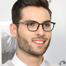 Load image into Gallery viewer, Black Square Full Rim Unisex Eyeglasses by Lenskart Air Online-136725