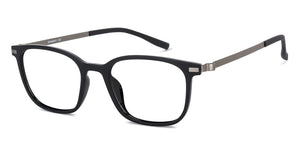 Black Square Full Rim Unisex Eyeglasses by Lenskart Air Online-136725