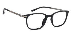 Black Square Full Rim Unisex Eyeglasses by Lenskart Air Online-136725
