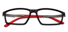 Load image into Gallery viewer, Black Rectangle Full Rim Extra Wide Unisex Eyeglasses by Lenskart Air Online-136737