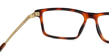 Load image into Gallery viewer, Brown Rectangle Full Rim Unisex Eyeglasses by Lenskart Air Computer Glasses-142869