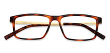Load image into Gallery viewer, Brown Rectangle Full Rim Unisex Eyeglasses by Lenskart Air Computer Glasses-142869