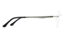 Load image into Gallery viewer, Grey Aviator Rimless Unisex Eyeglasses by Lenskart Air Online-136787