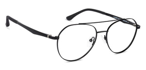 Black Aviator Full Rim Unisex Eyeglasses by Lenskart Air Online-136792