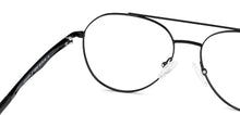 Load image into Gallery viewer, Black Aviator Full Rim Unisex Eyeglasses by Lenskart Air Online-136792