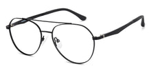 Load image into Gallery viewer, Black Aviator Full Rim Unisex Eyeglasses by Lenskart Air Online-136794