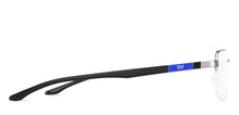 Load image into Gallery viewer, Grey Rectangle Half Rim Wide Unisex Eyeglasses by Lenskart Air Online-136808