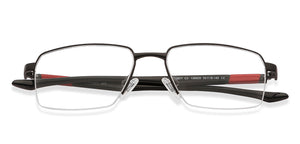 Black Rectangle Half Rim Unisex Eyeglasses by Lenskart Air Computer Glasses-147969