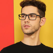 Load image into Gallery viewer, Blue Rectangle Full Rim Unisex Eyeglasses by Lenskart Air Online-136827