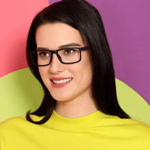 Load image into Gallery viewer, Blue Rectangle Full Rim Unisex Eyeglasses by Lenskart Air Online-136827