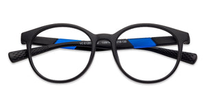 Grey Round Full Rim Unisex Eyeglasses by Lenskart Air Online-135614