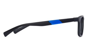 Grey Rectangle Full Rim Unisex Eyeglasses by Lenskart Air Online-135618