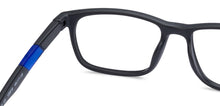 Load image into Gallery viewer, Grey Rectangle Full Rim Unisex Eyeglasses by Lenskart Air Online-135618