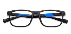 Grey Rectangle Full Rim Unisex Eyeglasses by Lenskart Air Online-135618