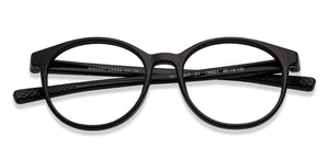Black Round Full Rim Unisex Eyeglasses by Lenskart Air Online-135621