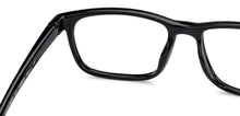 Load image into Gallery viewer, Black Rectangle Full Rim Unisex Eyeglasses by Lenskart Air Online-135625