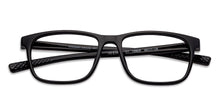 Load image into Gallery viewer, Black Rectangle Full Rim Unisex Eyeglasses by Lenskart Air Online-135625
