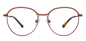 Maroon Round Full Rim Unisex Eyeglasses by Lenskart STUDIO-205354