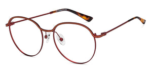 Maroon Round Full Rim Unisex Eyeglasses by Lenskart STUDIO-205354