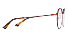 Load image into Gallery viewer, Maroon Round Full Rim Unisex Eyeglasses by Lenskart STUDIO-205354