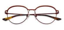 Load image into Gallery viewer, Maroon Round Full Rim Unisex Eyeglasses by Lenskart STUDIO-205354