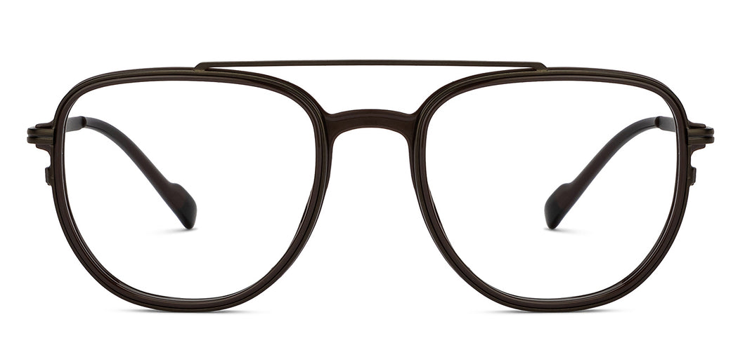 Gunmetal Square Full Rim Unisex Eyeglasses by Lenskart STUDIO-205392