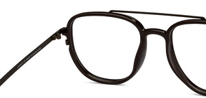 Gunmetal Square Full Rim Unisex Eyeglasses by Lenskart STUDIO-205392