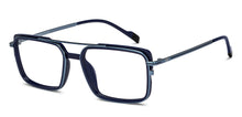 Load image into Gallery viewer, Blue Rectangle Full Rim Unisex Eyeglasses by Lenskart STUDIO-205393