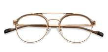 Load image into Gallery viewer, Gold Round Full Rim Unisex Eyeglasses by Lenskart STUDIO-205397