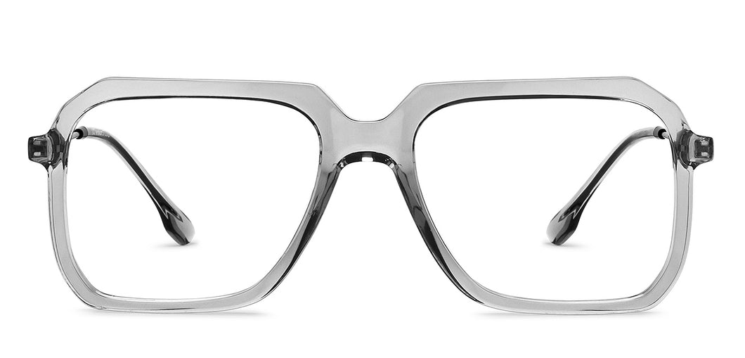 Grey Square Full Rim Unisex Eyeglasses by Lenskart STUDIO-205416