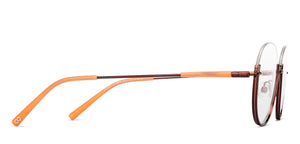 Copper Round Half Rim Women Eyeglasses by Lenskart STUDIO-205536