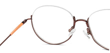 Load image into Gallery viewer, Copper Round Half Rim Women Eyeglasses by Lenskart STUDIO-205536