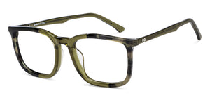 Olive Tortoise Square Full Rim Unisex Eyeglasses by Lenskart STUDIO-210565