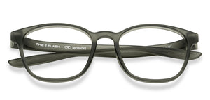 Grey Wayfarer Full Rim Kids Eyeglasses by Hooper-212020