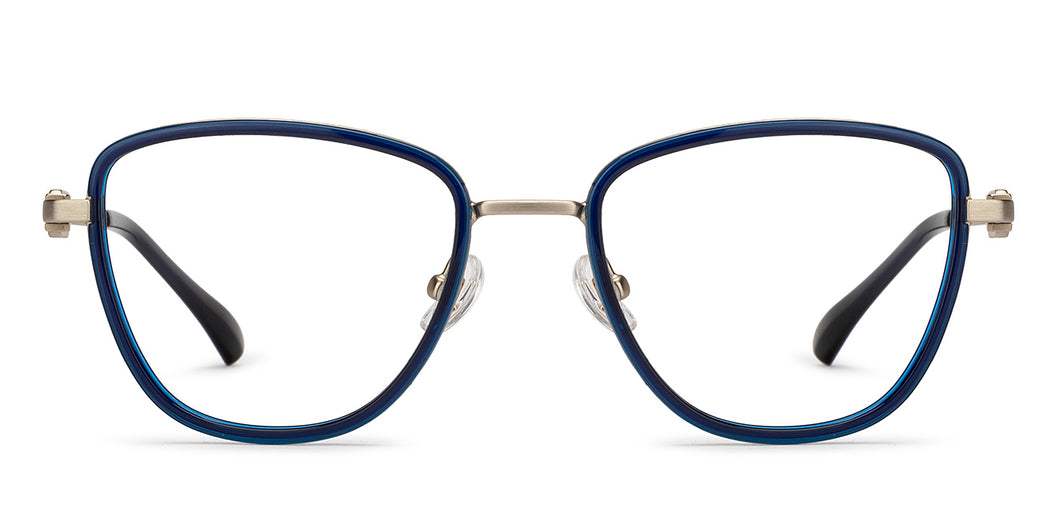 Blue Cat Eye Full Rim Unisex Eyeglasses by Lenskart STUDIO-212404