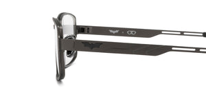 Gunmetal Rectangle Full Rim Unisex Eyeglasses by Lenskart STUDIO-213172