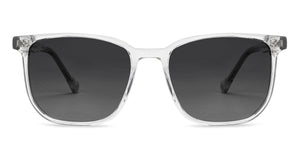 Transparent Square Full Rim Unisex Sunglasses by Lenskart-206301