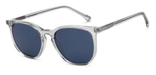 Load image into Gallery viewer, Grey Transparent Round Full Rim Unisex Sunglasses by Lenskart-206307