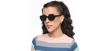 Load image into Gallery viewer, Black Round Full Rim Women Sunglasses by Lenskart-210744